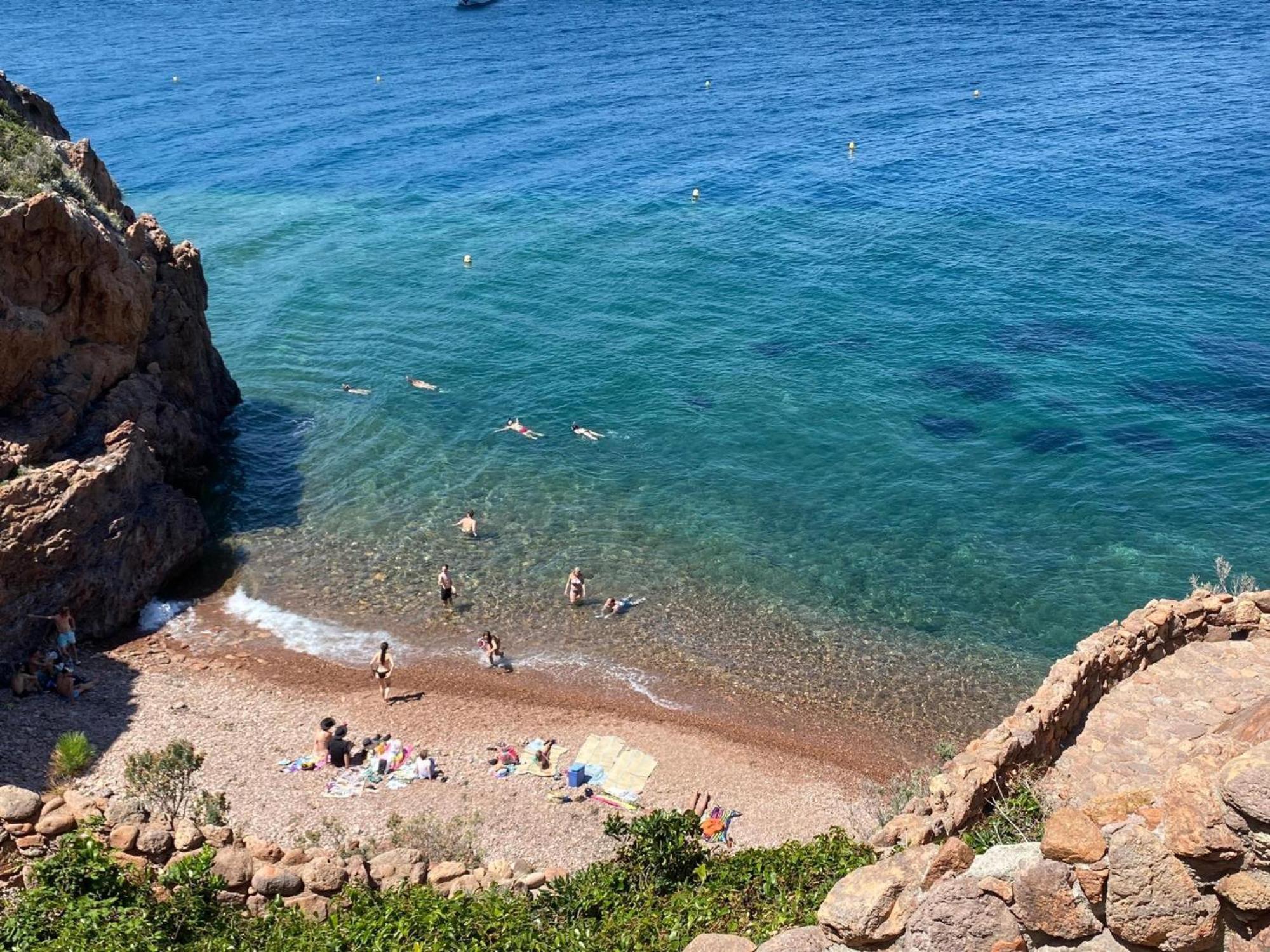 Vue Mer Et Jardin Théoule-sur-Mer Exteriör bild