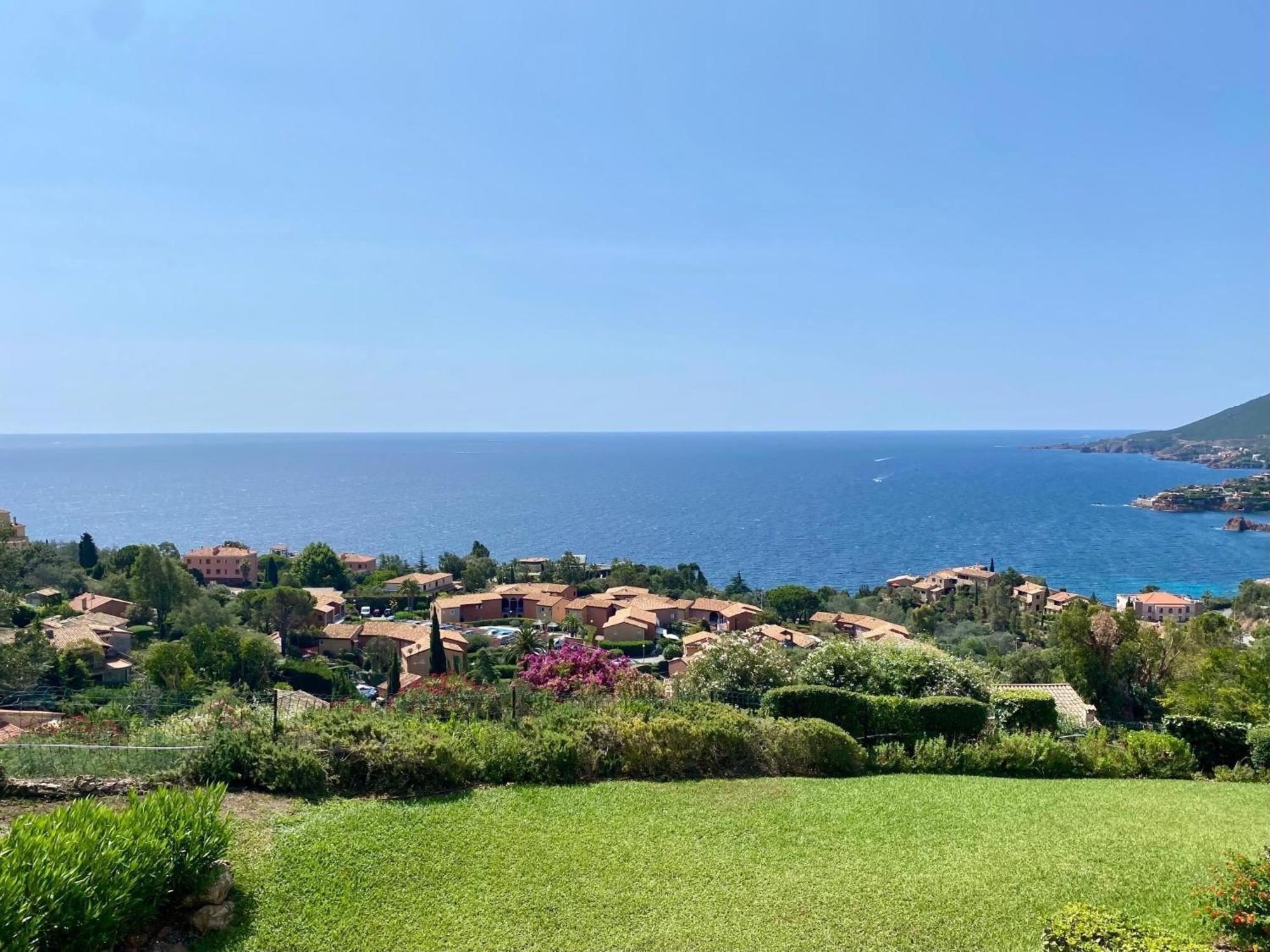 Vue Mer Et Jardin Théoule-sur-Mer Exteriör bild