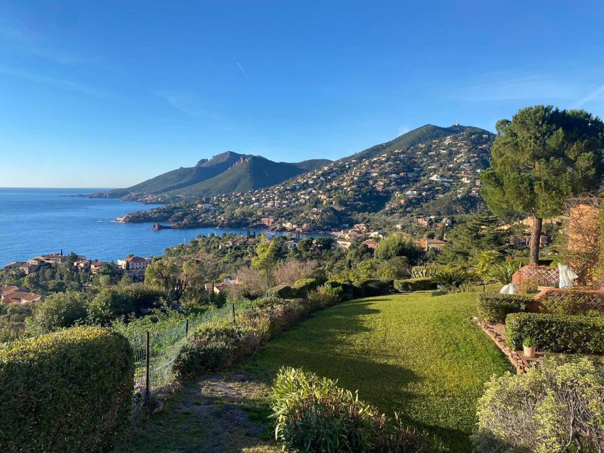 Vue Mer Et Jardin Théoule-sur-Mer Exteriör bild